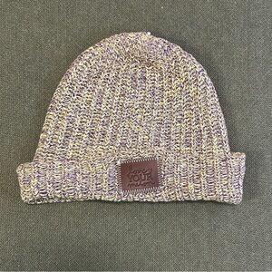 Love your Melon Purple and Yellow Knit Beenie